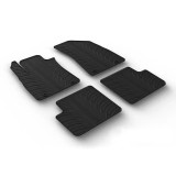 Set covorase auto din cauciuc MG ZS SUV 06.2017- (nu pt hybrid, cutie automata),Negru, Gledring, 4 buc. AutoDrive ProParts