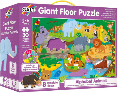 Puzzle Podea: Alfabetul animalutelor (30 piese) PlayLearn Toys foto