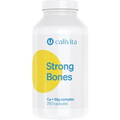 Strong Bones Calciu si Magneziu pentru Sistemul Osos, &icirc;n Proporţie Ideală (250 capsule) - Calivita