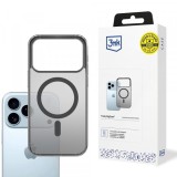 Husa MagSafe pentru Apple iPhone 17 Pro Max, 3MK, Frosty MagCase, Neagra
