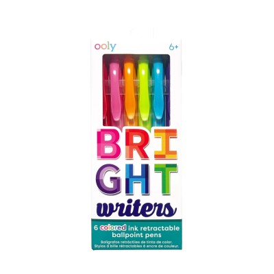 Pixuri colorate retractabile Bright Writers - set de 6 foto
