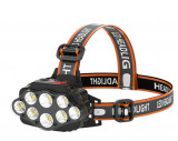Lanterna de cap, cu 8 LED-uri, Ideala Pentru Camping Ciclism Pescuit Alergat