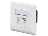 Soclu de perete RJ45 x2 ecranat