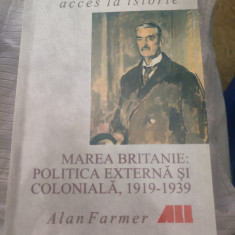 Alan Farmer - Marea Britanie: politică externă și colonială, 1919-1939