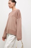 Answear Lab pulover femei, culoarea maro