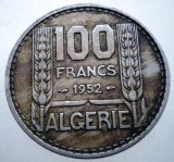 7.380 ALGERIA OCUPATIE FRANCEZA 100 FRANCS FRANCI 1952
