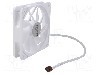 Ventilator 120x120x25mm, 12V DC, Akasa - AK-FN065-WKT03