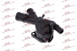 Flansa lichid racire Audi A3, TT; Seat Altea, Leon; Skoda Superb; VW Beetle, Eos, Golf V Plus, VI Plus, VI, Passat B6, Passat CC, Scirocco, Tiguan;