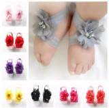 Accesoriu pentru piciorus - Floricica (Culoare: Ivoire)
