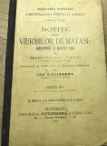 C2 MF interbelic - Notite ale Viermilor de Matase - 1905