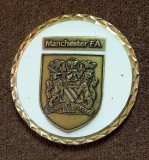 Medalie-Placheta Fotbal - FEDERATIA DE FOTBAL din MANCHESTER (Anglia)