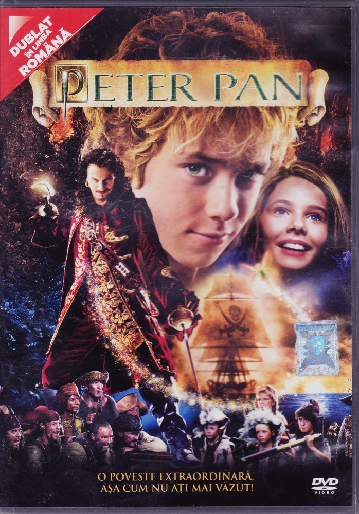 DVD Film Peter Pan ( original, dublat si cu subtitrare in limba romana