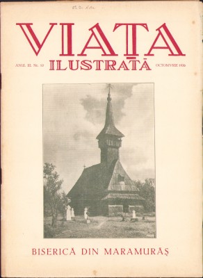 HST Z343 Revista Viața ilustrată 10/1936 foto