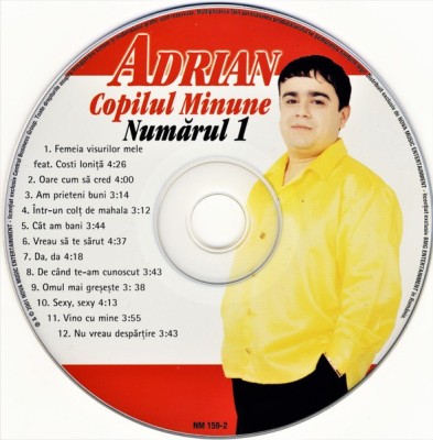 Adrian Copilul Minune - Numărul 1, CD foto