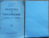 Statutul de organizare al orasului Lugoj , 1912 , ex libris Valeriu Braniste