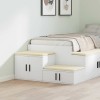 VidaXL Dulap de depozitare Alb 127 x 41 x 40 cm Lemn compozit