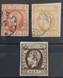 Romania 1871/72 - Lot Carol l cu Barba