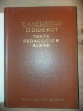 Texte pedagogice alese- C. A. Helvetius D.Diderot