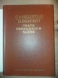 Texte pedagogice alese- C. A. Helvetius D.Diderot