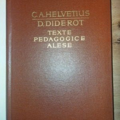 Texte pedagogice alese- C. A. Helvetius D.Diderot