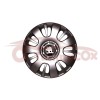 Set 4 Capace Roti Skoda Negre R16 Model 407, Plastic Flexibil, Argintiu, Aftermarket