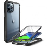 Husa Plastic - TPU Supcase Iblsn Ares pentru Apple iPhone 12 / Apple iPhone 12 Pro, Full Cover, Neagra