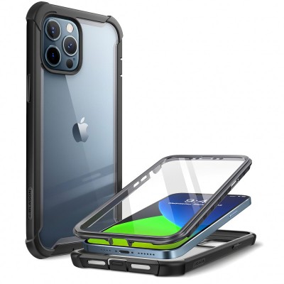 Husa Plastic - TPU Supcase Iblsn Ares pentru Apple iPhone 12 Pro Max, Full Cover, Neagra foto