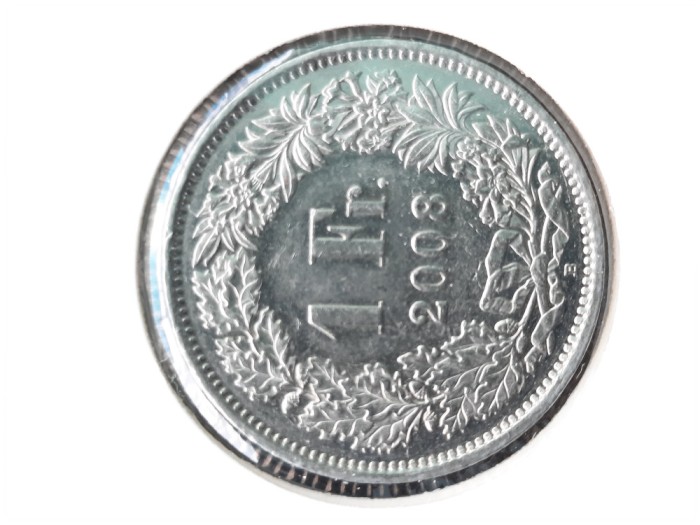 1 Franc 2008, Elvetia - G 4560