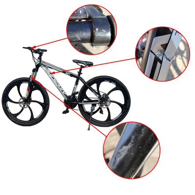 Bicicleta MTB 26 inch, Shimano 21 viteze, frane pe disc, cadru din otel, Tornado, Black, RESIGILAT foto