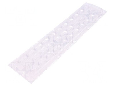 Lentilă LED Dreptunghiulară Plexiglass PMMA Transparentă foto