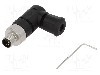 Conector M8, 4 pini, clasa etanseitate IP67, HARTING - 21023593401