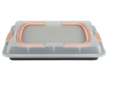 Tava cu capac pentru transport prajituri Zenker, 42 x 29 x 4 cm foto