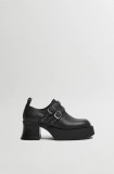 Miista pantofi de piele Ute culoarea negru, cu toc drept, E8_3773