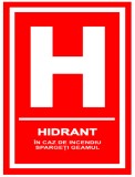Indicator hidrant in caz de incendiu sparge geamul