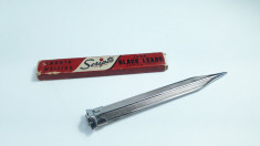 M Creion mecanic japonez de colectie, vechi functional, Japonia, metalic foto