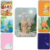 Cumpara ieftin Set 7 carnete cu spira, 12 x 16 cm, 100 foi dictando cu soare, necartonate
