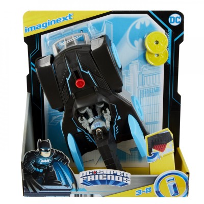 IMAGINEXT DC SUPER FRIENDS VEHICUL CU FIGURINA BAT-TECH BATMOBIL foto