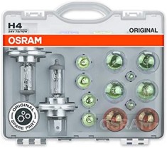Set Becuri Auto de Rezerva Camion, 24V H4, OSRAM foto