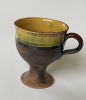 Cana, pahar cu maner, CERAMICA smaltuita de Studio VISBY Sweden