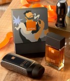 Cumpara ieftin Set cadou Black Suede (Apa toaleta 100ml, Gel dus&amp;Deo roll)- El Avon