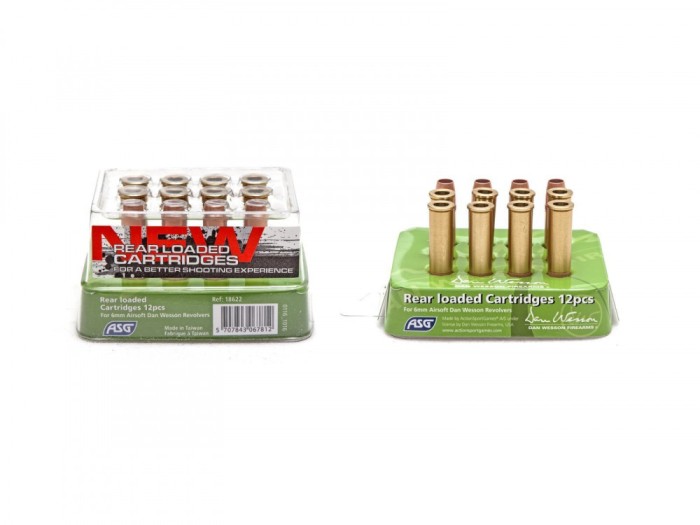 Set cartuse 12 buc Dan Wesson ASG