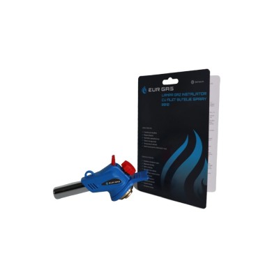 Lampa Gaz Instalator cu Filet Butelie Spray EurGas foto