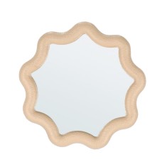 Oglinda perete rama sticla natur Creamy 32x2x32h