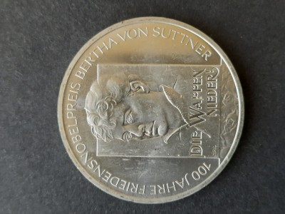 10 Euro &amp;quot;Bertha von Suttner&amp;quot; litera F, 2005, RFG - A 3976 foto
