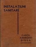 1665SPN Instalațiuni sanitare Carol Andr&eacute;nyi și Fii SA, Arad-București-Oradea, 1940, catalog comercial de mari dimensiuni