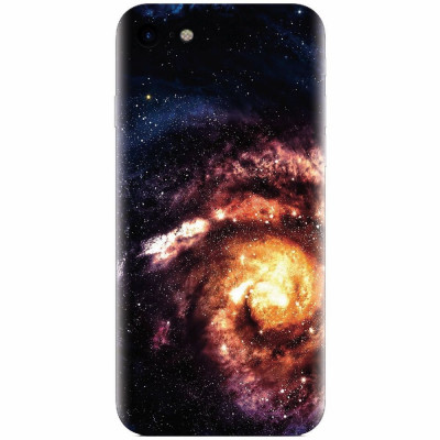Husa silicon pentru Apple Iphone 6 / 6S, Spiral Galaxy Illustration foto