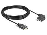 Cablu USB 2.0 DELOCK 5m USB-C 90&deg; St&acirc;nga/Dreapta Cod 80959