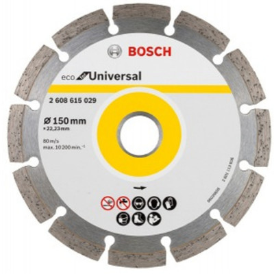 Disc diamantat ECO Universal Bosch 150x22.23x2.1mm foto