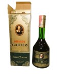 SUPE RARITATE BRANDY GALILEO, distillat de vin, la multi 7 ANI, CL.75 GR 40 ANII 1964/74 STICLA 07897