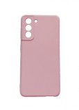 Husa telefon compatibila cu Samsung Galaxy S21, Roz, Cu interior de catifea, 245HT, Silicon, Carcasa